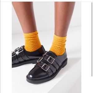 UO Wren Buckle Oxford Shoes Size 8